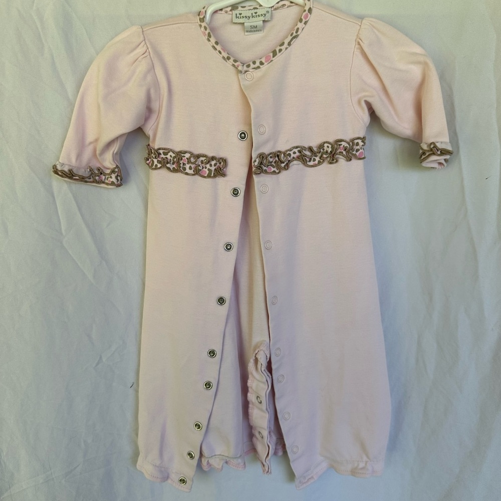 Kissy Kissy Light Pink Baby Converter Gown